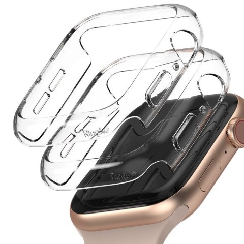 Nakładka x2 Ringke Slim do Apple Watch 4/5/6/SE 40mm Clear