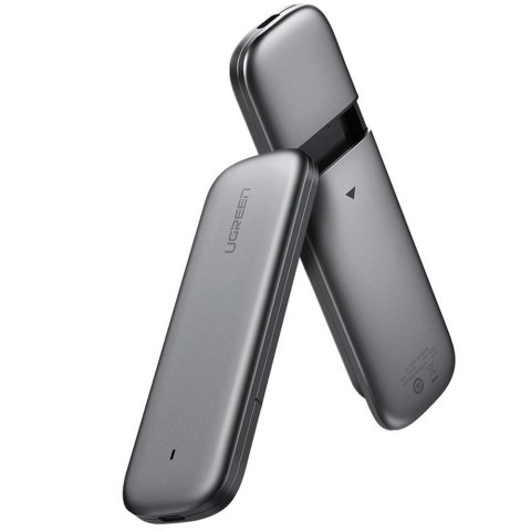 Obudowa dysku SSD M.2 UGREEN CM238, M-key, NVMe, 10Gbps, USB-C 3.1 Gen.2 (szara)