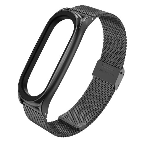 Pasek MilaneseBand do Xiaomi Mi Smart Band 5/6/6 NFC Black