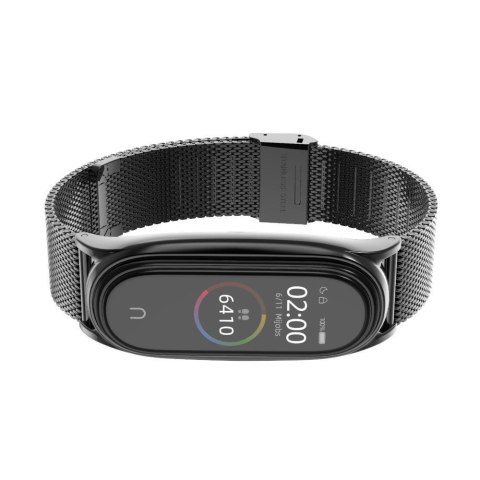 Pasek MilaneseBand do Xiaomi Mi Smart Band 5/6/6 NFC Black