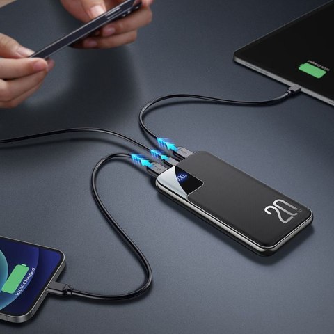 Powerbank Joyroom 4-portowy JR-QP190 Plus 20W 20000mAh Black