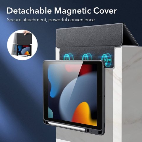 Etui ESR Rebound Hybrid do Apple iPad 10.2 2019 / 2020 / 2021 Black