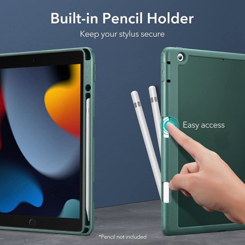 Etui ESR Rebound Hybrid do Apple iPad 10.2 2019 / 2020 / 2021 Green