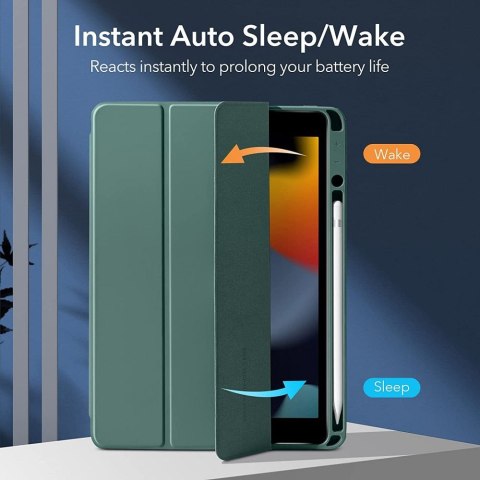 Etui ESR Rebound Hybrid do Apple iPad 10.2 2019 / 2020 / 2021 Green