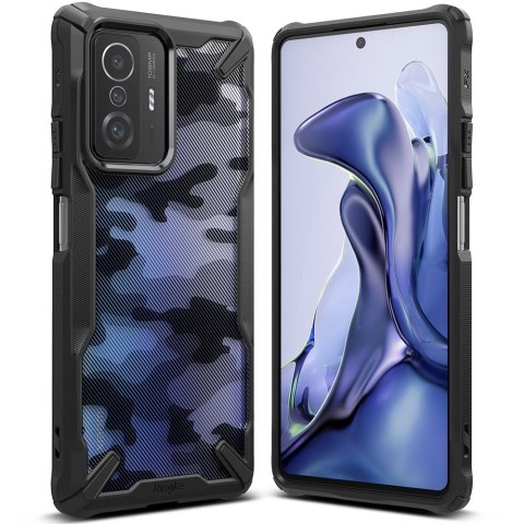 Etui obudowa Ringke Fusion X do Xiaomi 11T 5G/ 11T Pro 5G Camo Black