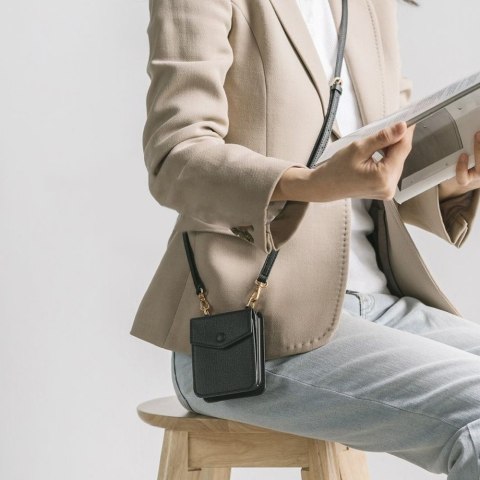 Etui obudowa Ringke Signature z paskiem do Samsung Galaxy Z Flip 3 5G Black