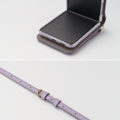 Etui obudowa Ringke Signature z paskiem do Samsung Galaxy Z Flip 3 5G Light Purple