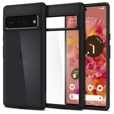 Etui obudowa case Spigen Ultra Hybrid do Google Pixel 6 Pro Matte Black
