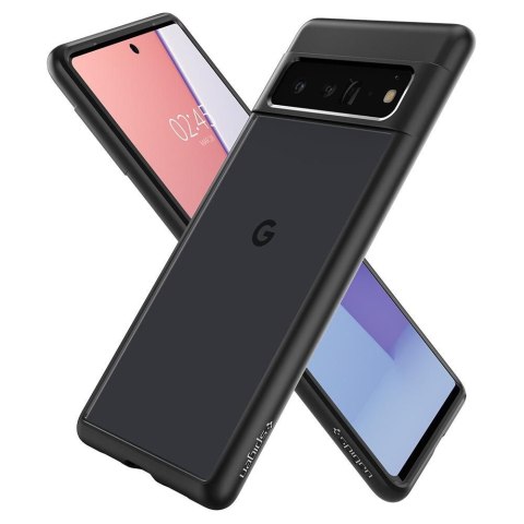 Etui obudowa case Spigen Ultra Hybrid do Google Pixel 6 Pro Matte Black