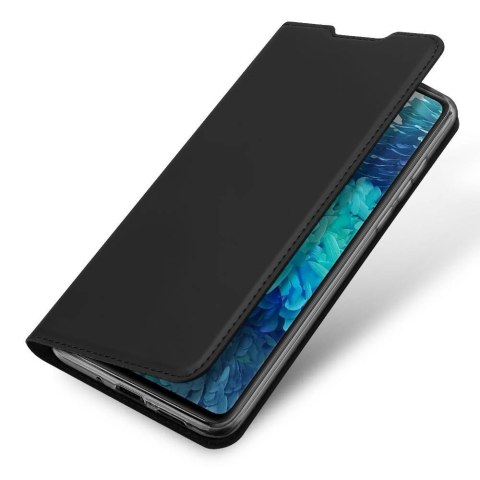 Etui ochronne z klapką Dux Ducis skórzane do Samsung Galaxy S20 FE Czarne