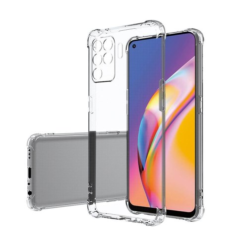 Etui pancerne ShockProof Alogy do Oppo Reno 5 Lite/ A94 4G/ F19 Pro Przezroczyste