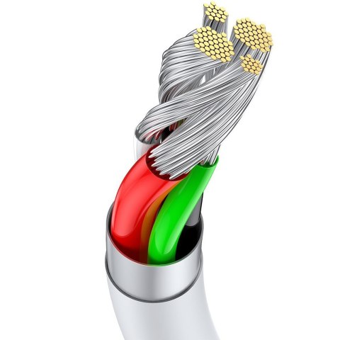 Kabel 2m Baseus Superior Series USB do USB-C Type C 66W Biały