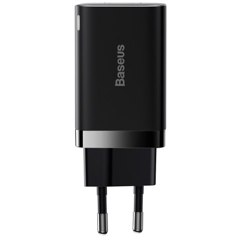 Ładowarka sieciowa Baseus Super Si Pro Quick Charger USB + USB-C QC 3.0 PD 30W Czarna