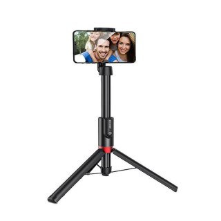 Selfie stick, statyw Bluetooth BlitzWolf BW-BS10 Plus do smartfonów (czarny)