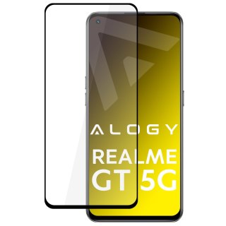 Szkło Alogy Full Glue case friendly do Realme GT 5G Czarne