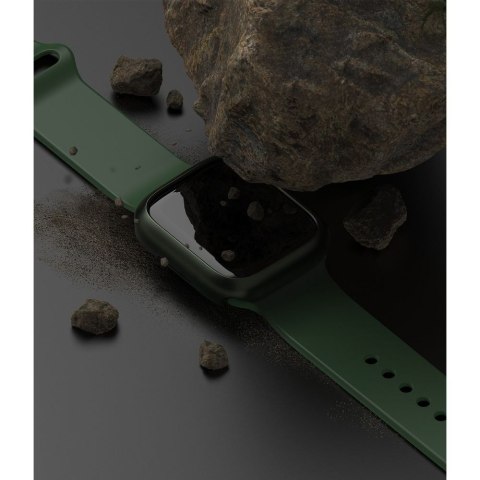 2x Nakładka Ringke Slim do Apple Watch 7 41mm Clear & Deep Green