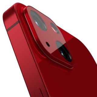 2x Oslona aparatu Spigen Optik.TR Camera Protector do Apple iPhone 13 Mini/ 13 Red