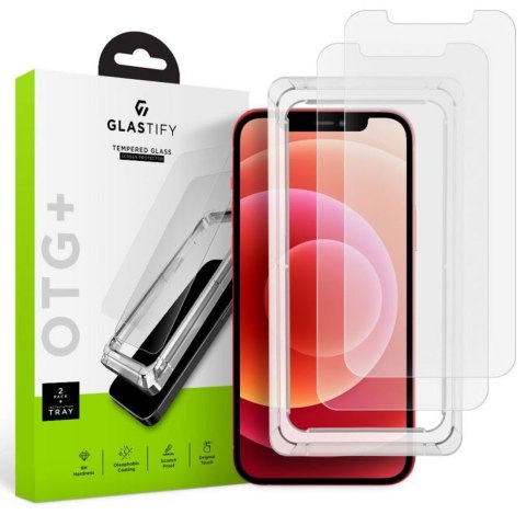 2x Szkło hartowane Glastify OTG+ do Apple iPhone 12/ 12 Pro