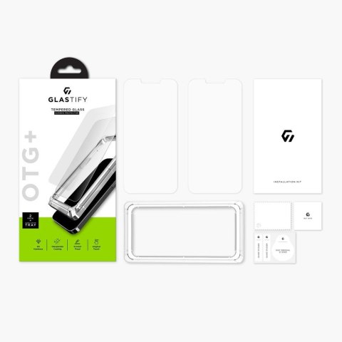 2x Szkło hartowane Glastify OTG+ do Apple iPhone 12/ 12 Pro