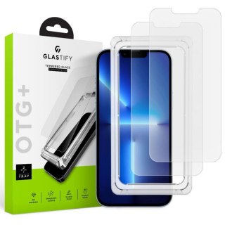 2x Szkło hartowane Glastify OTG+ do Apple iPhone 13/ 13/ 16e Pro