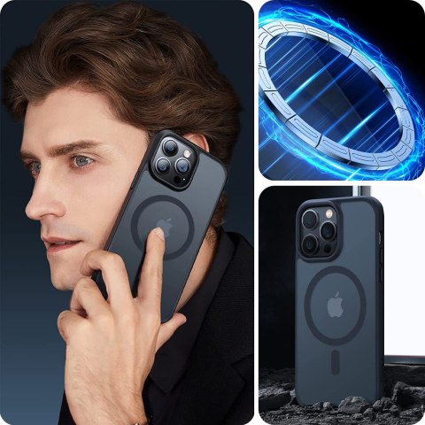 Etui ochronne MagMat MagSafe obudowa na telefon do Apple iPhone 13 Pro Matte Black