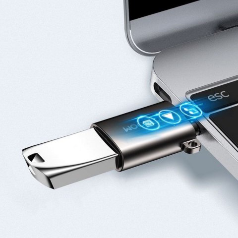 Adapter Joyroom S-H151 przejściówka z USB na USB-C Type C OTG Czarny