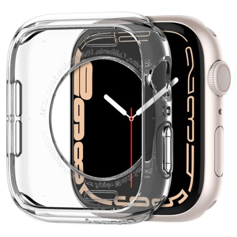 Etui Spigen Liquid Crystal do Apple Watch 4/5/6/7/SE 40/41mm Crystal Clear