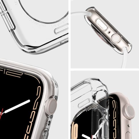 Etui Spigen Liquid Crystal do Apple Watch 4/5/6/7/SE 40/41mm Crystal Clear