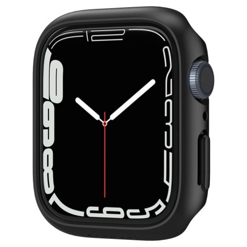 Etui ramka do smartwatcha Spigen Thin Fit do Apple Watch 7 41mm Black