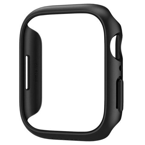Etui ramka do smartwatcha Spigen Thin Fit do Apple Watch 7 41mm Black
