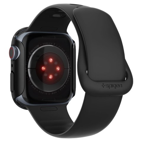 Etui ramka do smartwatcha Spigen Thin Fit do Apple Watch 7 41mm Black