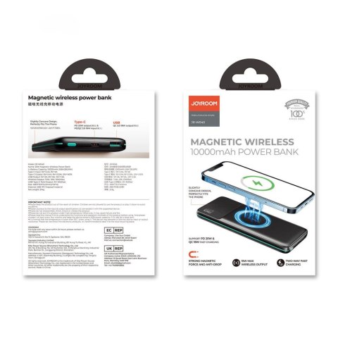Powerbank do MagSafe Joyroom JR-W040 Magnetic do iPhone 12/ 13 10000mAh Black