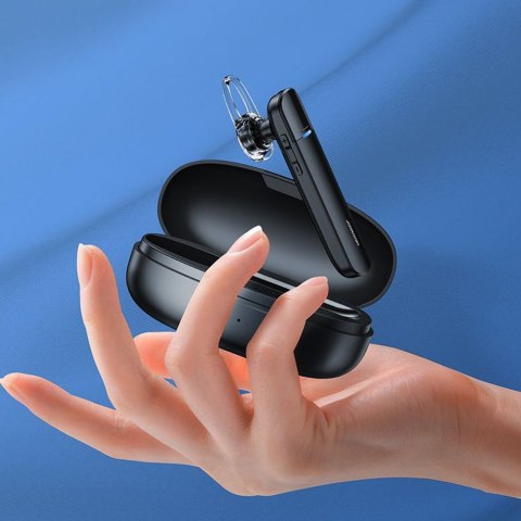 Bezprzewodowa słuchawka Bluetooth 5.1 + stacja ładująca etui Joyroom JR-B01S do auta Czarna
