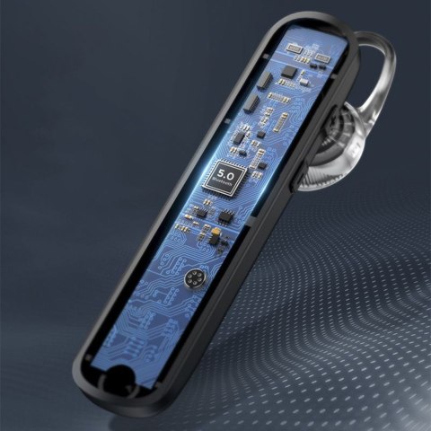 Bezprzewodowy zestaw słuchawkowy Joyroom wytrzymała słuchawka Bluetooth 5.0 Czarna