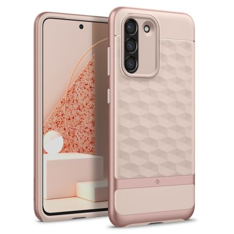 Etui na telefon Spigen Caseology Parallax do Samsung Galaxy S21 FE Indi Pink