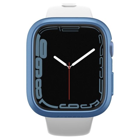 Etui ochronne Spigen Thin Fit do Apple Watch 7 (45mm) Blue
