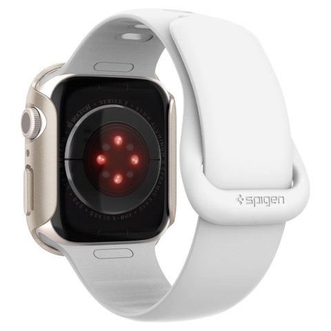 Etui ramka do smartwatcha Spigen Thin Fit do Apple Watch 7 41mm Starlight