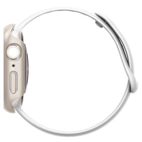 Etui ramka do smartwatcha Spigen Thin Fit do Apple Watch 7 41mm Starlight