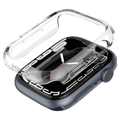 Etui ramka do smartwatcha Spigen Thin Fit do Apple Watch 7 45mm Crystal Clear