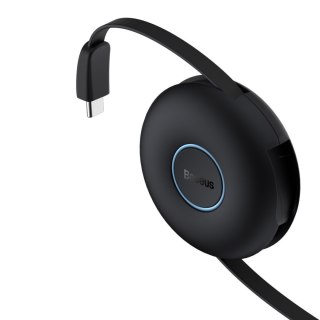 Kabel USB magnetyczny Baseus Zinc 3w1 USB-C / Lightning / Micro 20W, 1m (czarny)