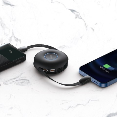 Kabel USB magnetyczny Baseus Zinc 3w1 USB-C / Lightning / Micro 20W, 1m (czarny)