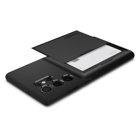 Etui Spigen Slim Armor CS do Samsung Galaxy S22 Ultra Black