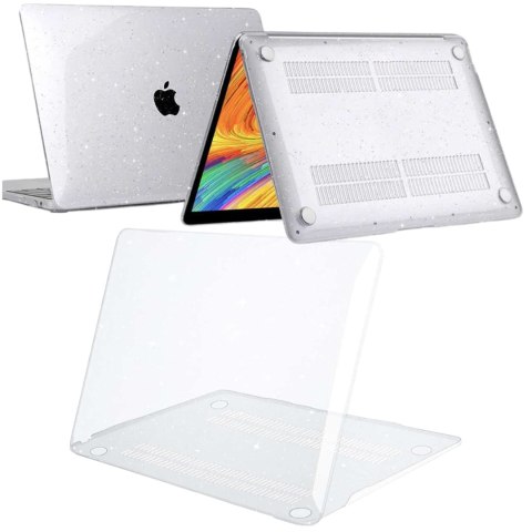 Etui obudowa Alogy Hard Case do Apple MacBook Air 13 M1 2020 Glitter Clear