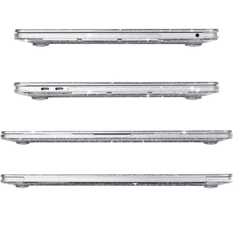 Etui obudowa Alogy Hard Case do Apple MacBook Pro 13 2016-2020 Glitter Clear