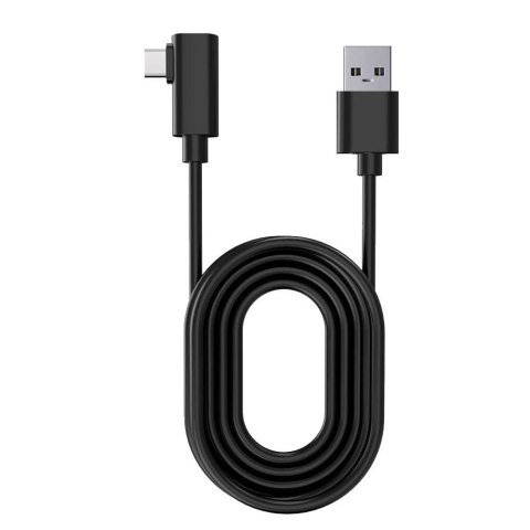 Kabel do okularów VR Alogy przewód USB do USB Type-C 5m do Oculus Link Quest 1 2 3 Czarny