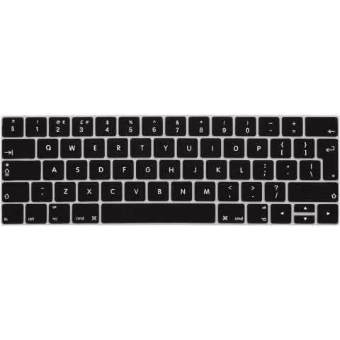 Nakładka ochronna Alogy osłona na klawiaturę do Apple Macbook Pro 13/ Pro 15 Czarna