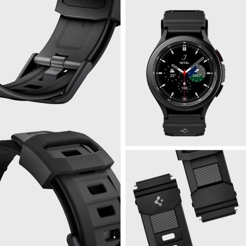 Pasek Spigen Rugged Band do Samsung Galaxy Watch 4 40/44mm/ Classic 42/46mm/ Watch 3 41mm/ Active 1/2 2019, Watch 42mm 2018 Matt