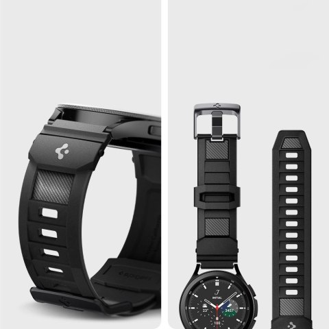 Pasek Spigen Rugged Band do Samsung Galaxy Watch 4 40/44mm/ Classic 42/46mm/ Watch 3 41mm/ Active 1/2 2019, Watch 42mm 2018 Matt