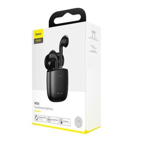 Słuchawki bezprzewodowe Baseus W04 TWS Wireless BLACK