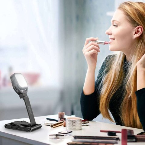 Stojak / statyw biurkowy Blitzwolf BW-TS6 na telefon, z lampą LED